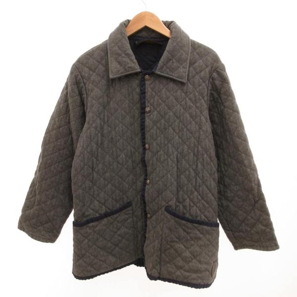 ハンティングワールド HUNTING WORLD ハーフコート キルティングジャケット パイピング ...