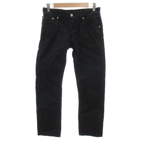 リーバイス Levi's 502 ジーンズ デニムパンツ W28 L33 黒 ブラック 無地 ローラ...