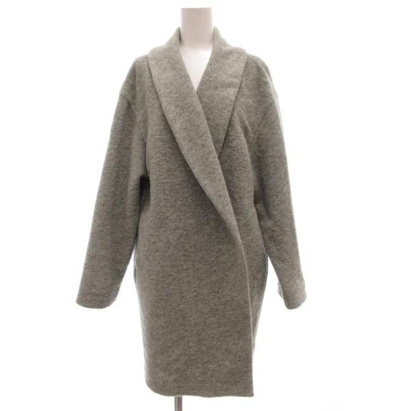 アンタイトル UNTITLED ガウンコート コクーン メルトン 1 グレー /JS ■GY60 レ...