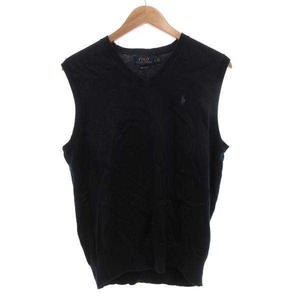 ポロ ラルフローレン POLO RALPH LAUREN ベスト ポニー刺繍 S 紺 ネイビー /J...