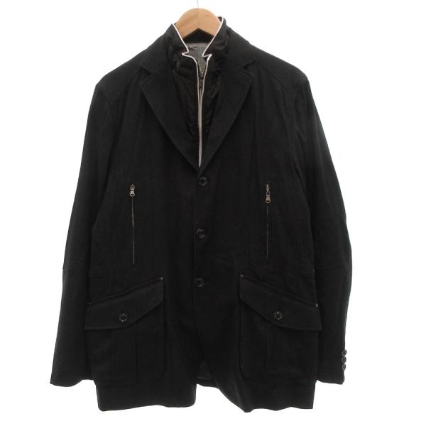 インターメッツォ INTERMEZZO ダウンジャケット ジップアップ ライナー LL 黒 ブラック...