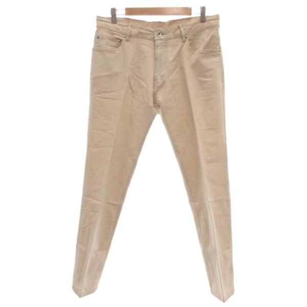 ランバン LANVIN COLLECTION パンツ スラックス 麻 リネン テーパード 48 ベー...