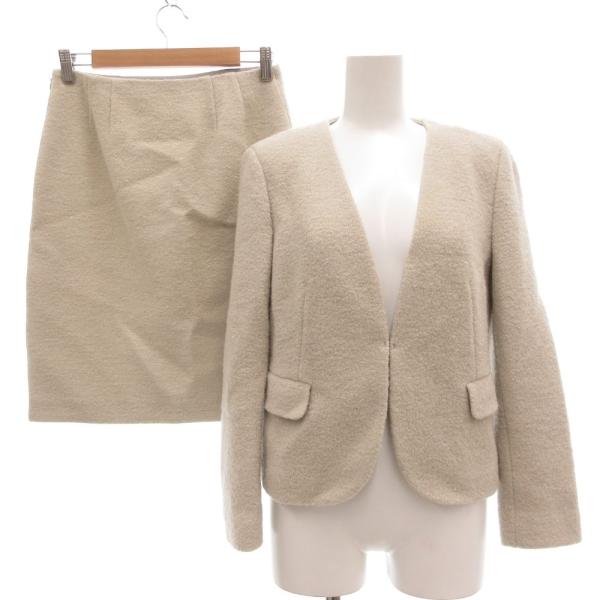 ボールジー BALLSEY トゥモローランド セットアップ ノーカラージャケット スカート ブークレ...