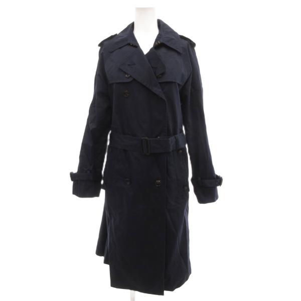 イエナ IENA トレンチコート ロング エポレット 40 紺 ネイビー /JS ■GY60 レディ...