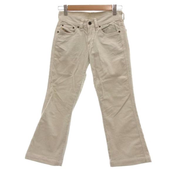 ディーゼル DIESEL コーデュロイパンツ ブーツカット 24 白 ホワイト /JS ■GY60 ...