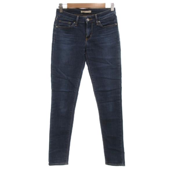 リーバイス Levi's デニムパンツ ジーンズ スキニー スリム W25 L30 インディゴブルー...