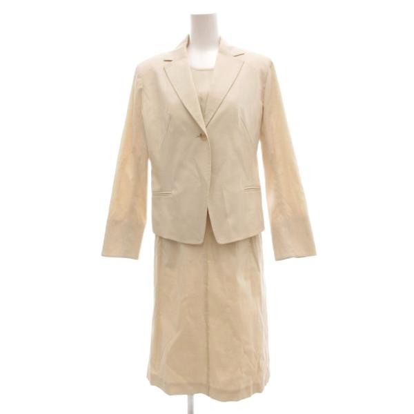 リフレクト Reflect セットアップ ワンピース テーラードジャケット カジュアル 40 アイボ...