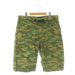 ティーケーミクスパイス タケオキクチ THE SHOP TK MIXPICE ハーフパンツ ショートパンツ カモフラ柄 迷彩柄 XL カーキ レディース