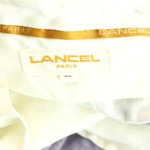 ランセル LANCEL パンツ タック 総柄 ...の詳細画像2