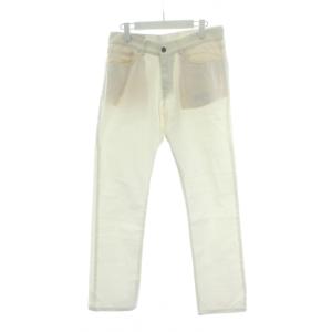 アバハウス ABAHOUSE パンツ 3 白 ホワイト 無地 ストレートレッグ フルレングス ボトムス /PP ■GY61 メンズ