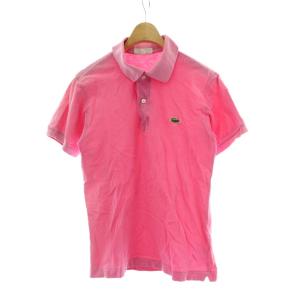 ラコステ LACOSTE ポロシャツ 2 ピンク 無地 半袖 トップス /PP ■GY60 メンズ