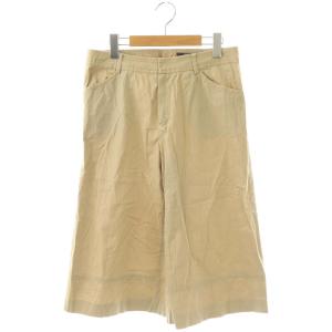 エッシュ esche パンツ ジッパーフライ ワイド 42 ベージュ /DO ■GY60 レディース