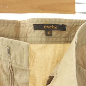 エッシュ esche パンツ ジッパーフライ ...の詳細画像2