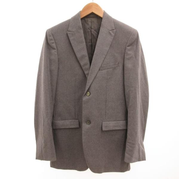 ジルサンダー JIL SANDER テーラードジャケット ウール ツイル 総裏地 46 グレー /J...