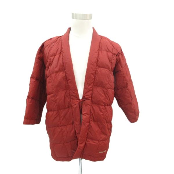 モンベル Montbell アウトドアウエア ダウンジャケット ハンテン ナイロン L 赤 レッド ...