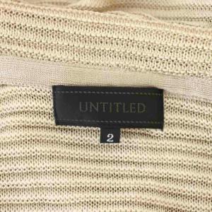 アンタイトル UNTITLED ニットカーディ...の詳細画像2
