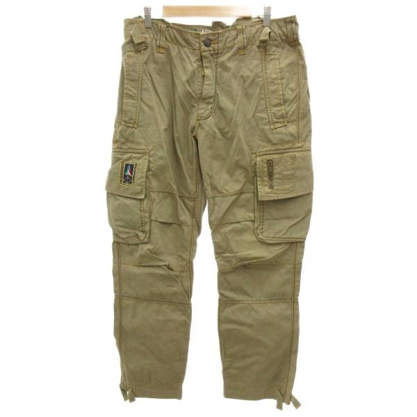アエロナウティカ AERONAUTICA MILITARE カーゴパンツ ミリタリー ワッペン ロゴ...