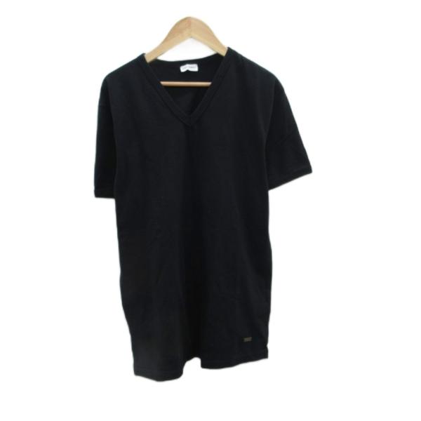ドルチェ&amp;ガッバーナ ドルガバ DOLCE&amp;GABBANA Tシャツ カットソー M 黒 ブラック ...