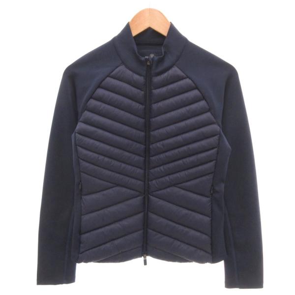 ジーフォア G/FORE ゴルフジャケット キルティング スタンドカラー S 青 ブルー /YJ ■...