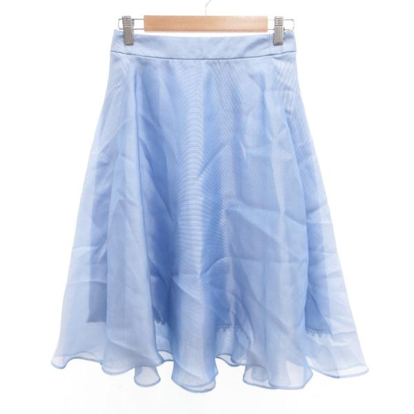 コトゥー COTOO フレアスカート ひざ上丈 チュール 38 ライトブルー /JS ■ECC001...