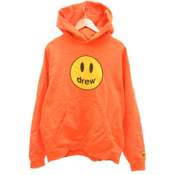 ドリューハウス drew house スウェットパーカー トレーナー M オレンジ 長袖 フード付き...