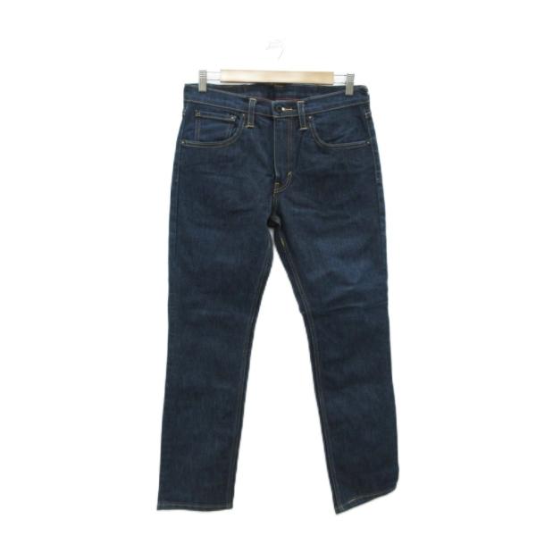 リーバイス Levi's デニムパンツ ジーンズ ストレート アンクル W33 L30 紺 ネイビー...