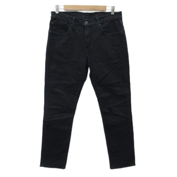 リーバイス Levi's 511 デニムパンツ ジーンズ ストレート アンクル丈 W33 L30 黒...
