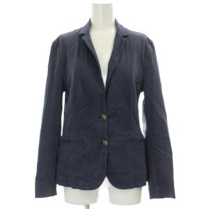 トミーヒルフィガー TOMMY HILFIGER テーラードジャケット 上着 6 ネイビー 2ボタン /GG ■ECD001 レディース