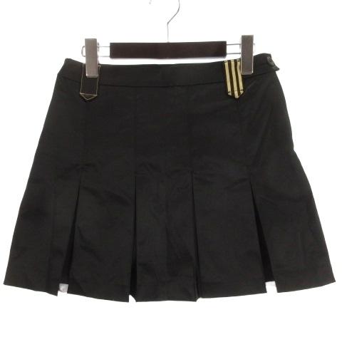 アディダス adidas スカート プリーツ インナーパンツ付 ゴルフウェア ブラック M 2602...