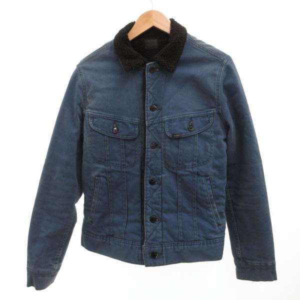 リー LEE デニムジャケット ブルゾン フェイクボア L インディゴブルー /JS ■ECD001...