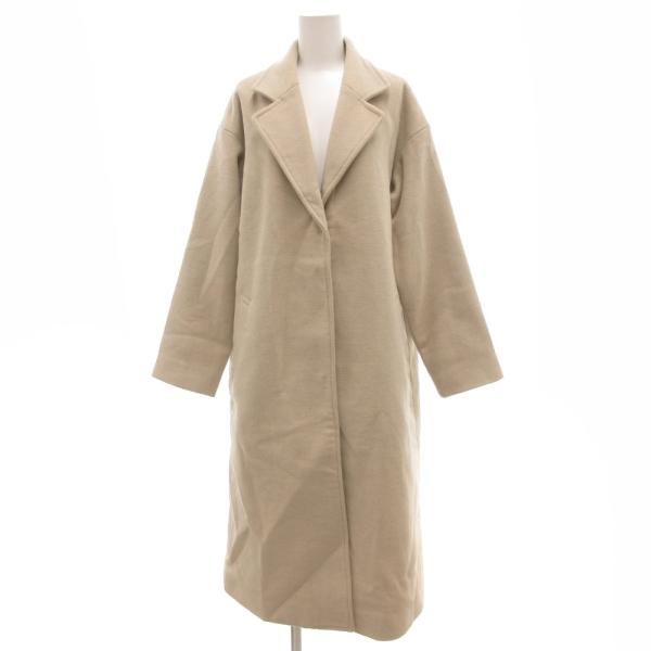 ドレスキップ DRESKIP チェスターコート M フラップボタン ロング ベージュ /JS ■EC...
