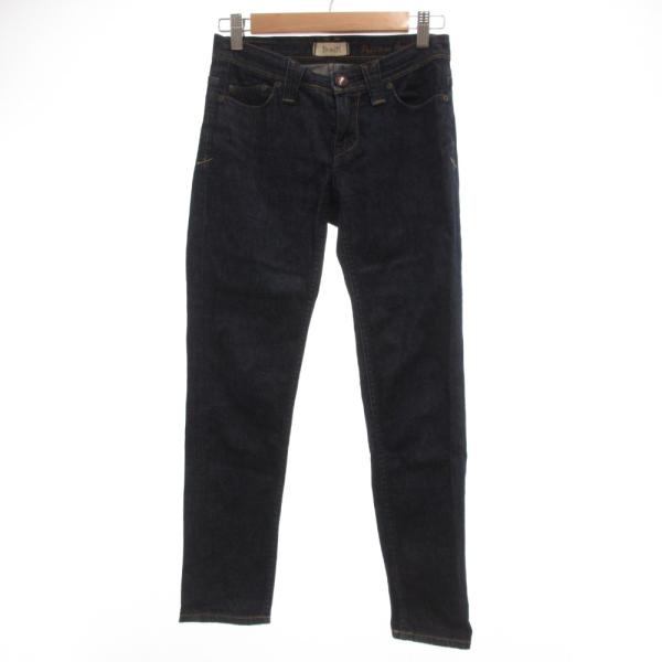 ヤヌーク YANUK スキニーデニムパンツ ジーンズ スリム 24 インディゴブルー /JS ■EC...