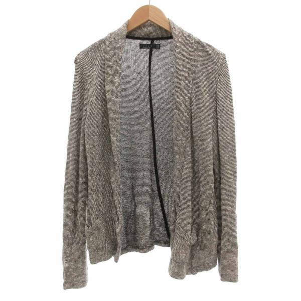 ザラマン ZARA MAN ガウンカーディガン ニット M ポケット付き グレー /JS ■ECA0...