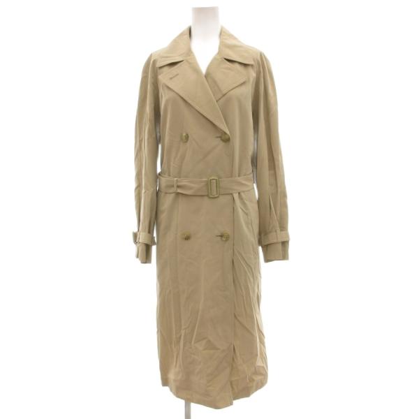 ブルーリー BLULY トレンチコート 7 ロング ベルト ベージュ /JS ■ECA001 レディ...