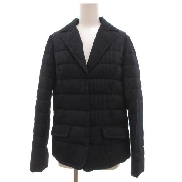 カーラ Cara ダウンジャケット ブルゾン MC テーラードカラー 濃紺 ダークネイビー /JS ...