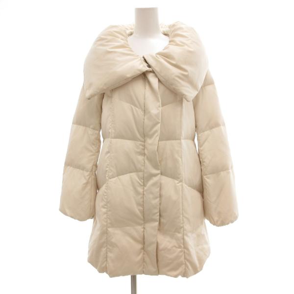 ケティ KETTY Doux toucher ダウンコート ジャケット M ミドル丈 白 ホワイト ...