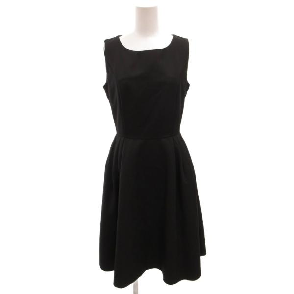 レジーナリスレ REGINA RISSURRE ワンピース ノースリーブ フレア 36 黒 ブラック...