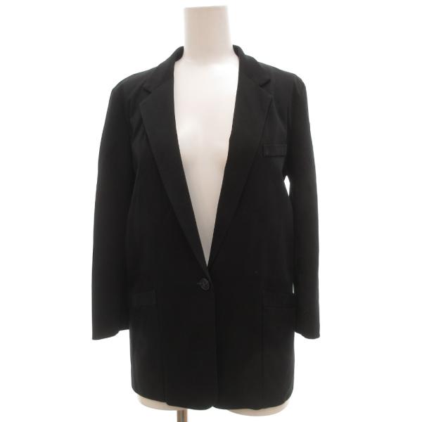 ルスーク Le souk テーラードジャケット フォーマル 38 黒 ブラック /JS ■ECA00...
