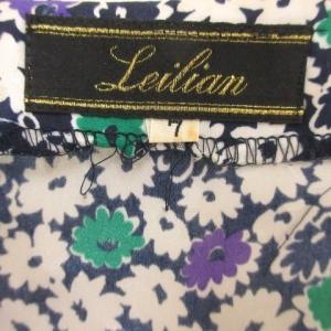 レリアン Leilian シャツ 花柄 長袖 ...の詳細画像2