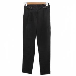 ヒルフィガーデニム HILFIGER DENIM テーパードパンツ ロング丈 24 黒 ロールアップ 無地 /SY75 ■ECA001 メンズ