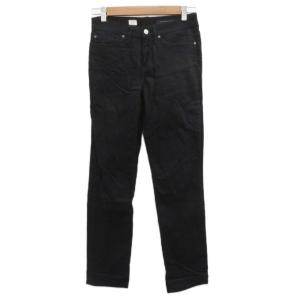 トミーヒルフィガー TOMMY HILFIGER スリムパンツ ロング丈 25 黒 無地 /SY77 ■ECA001 レディース