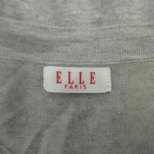 エル ELLE チュニック ニット 長袖 Vネ...の詳細画像3
