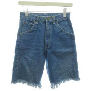 リー LEE デニムパンツ ジーン ハーフ カットオフ w27 青 ブルー /RN ■GY58 レディース