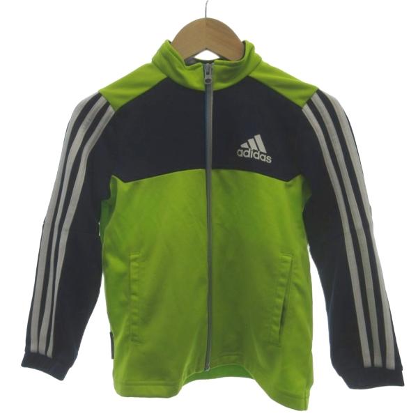 アディダス adidas 子ども服 ジャージ ジャンパー 120 紺 ネイビー 黄 イエロー /RN...