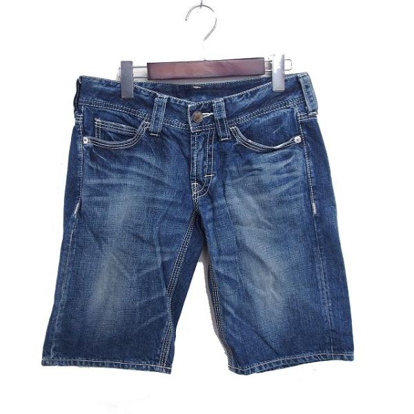 リーバイス Levi's デニム ジーンズ ショート ハーフ パンツ 30 ブルー 青 /FT ■E...