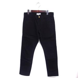 トミー TOMMY 国内正規 デニム テーパード パンツ ロング ジップフライ M 黒 ブラック /TT メンズ