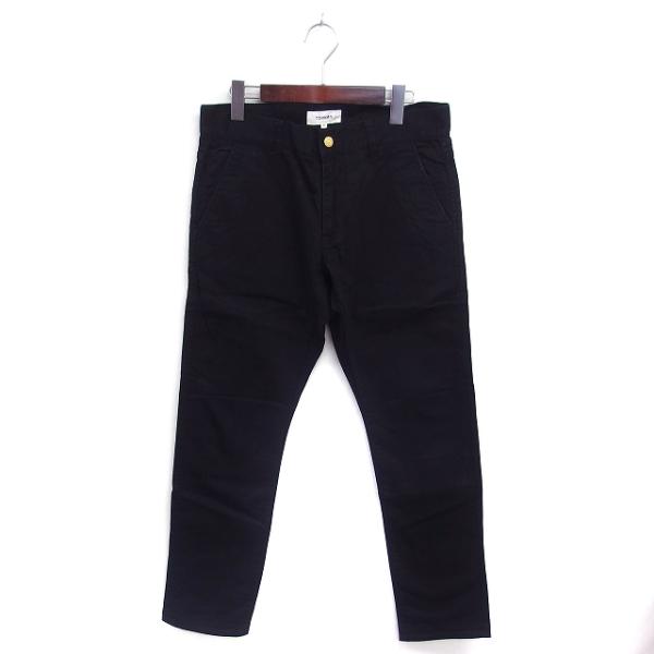トミー TOMMY 国内正規 デニム テーパード パンツ ロング ジップフライ M 黒 ブラック /...