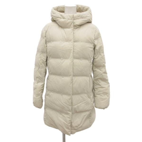 ユニクロ UNIQLO シームレスダウンショートコート ジャケット M 白 ホワイト 212-420...