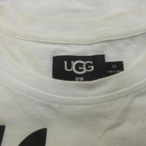 アグ UGG Tシャツ XS 白 ホワイト ロ...の詳細画像3