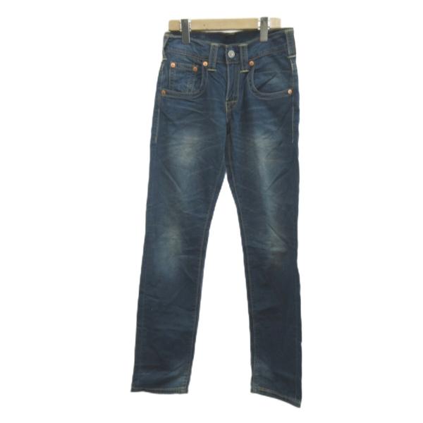 リーバイス Levi's デニムパンツ ジーンズ W 28 L 32 青 ブルー フルレングス ウォ...